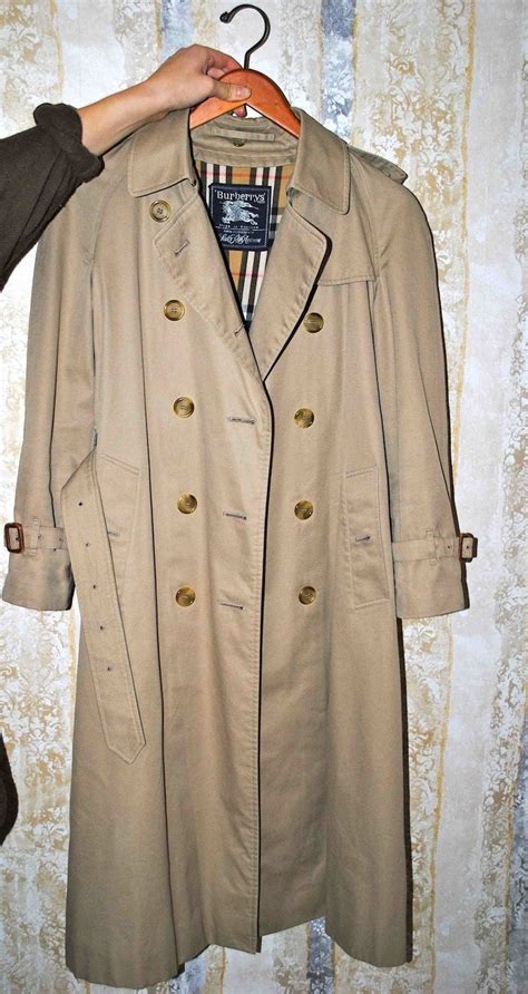 vintage burberry trenchcoat|authentic burberry trench coat.